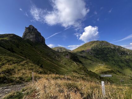 Foto de Florian Kälin a lo largo del recorrido