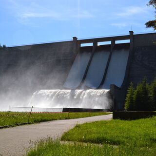 Talsperren Überlauf 2013
