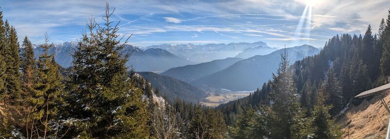 Foto von Thomas Brugger entlang der Tour
