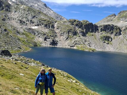 Photo de Silvia Hansmann le long du parcours