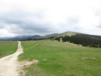 Abschneider, von links: Speikkogel, Hühnerstütze, Moschkogel, rechts Brandhöhe