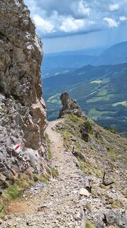 Foto von Regina Fleischmann entlang der Tour