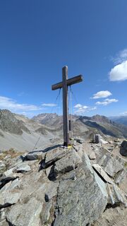 Verwallrunde Tag 2 - Neue Heilbronner Hütte - Muttenjoch - Gaisspitze - Friedrichshafener Hütte