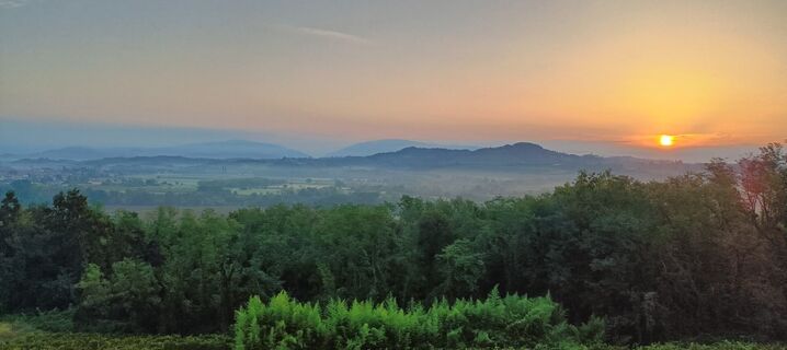 Manzano - Alba auf den östlichen Hügeln