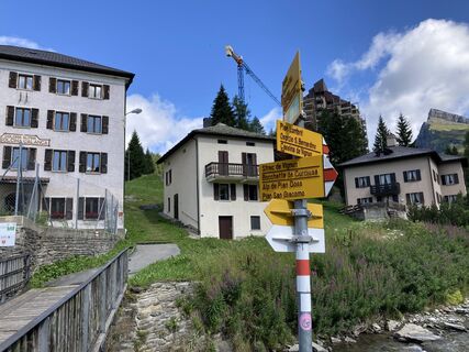 Photo de Marilena Locatelli le long du parcours