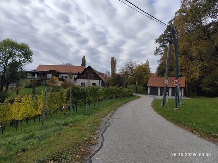 Foto von Barbara Galle entlang der Tour