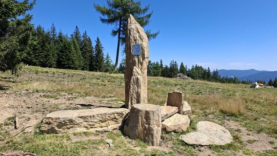 Photo de Erich Michael Rautz le long du parcours