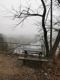 Pausenplatz mit Blick auf das Seecamping
