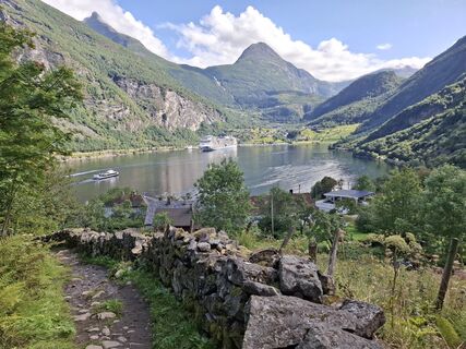 Foto de Luc Luyckx a lo largo del recorrido