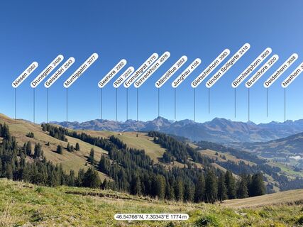 Foto von Christopher Rubin entlang der Tour
