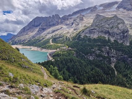 Foto von Hende Sándor entlang der Tour