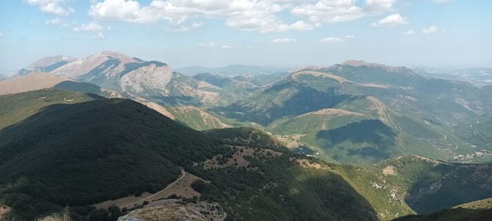 Foto von Gabriele Cucchi entlang der Tour