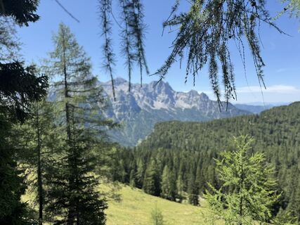 Fotografia z Maria Lattacher na trase