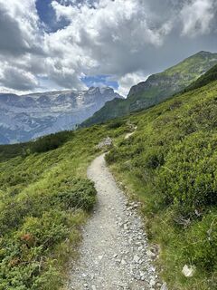 Foto von Marita entlang der Tour