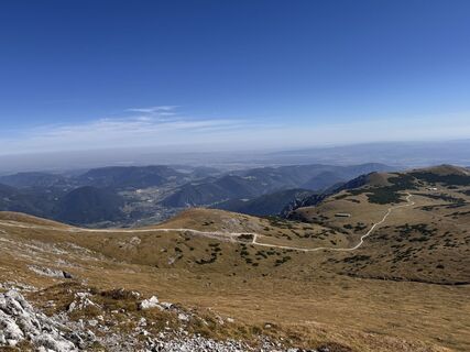 Foto de Wolfgang Schroeder a lo largo del recorrido