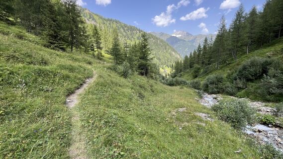 Foto de Katja Hechler a lo largo del recorrido