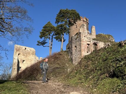 Photo de Elke Stamminger le long du parcours
