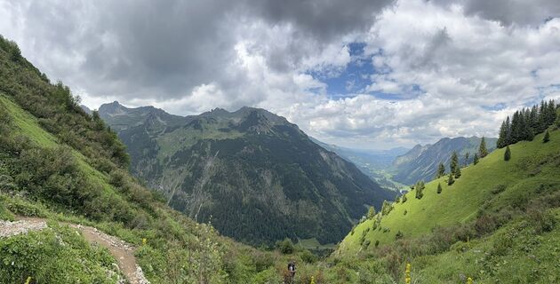 Photo de Norbert Herbig le long du parcours
