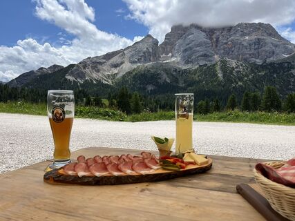 Foto von Rosi entlang der Tour
