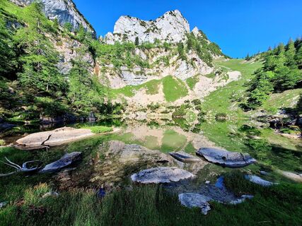 Photo de Karin Handleder le long du parcours