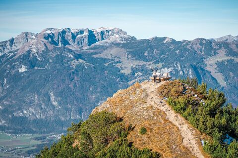 Trailrunner auf der Gratlspitze im Alpbachtal