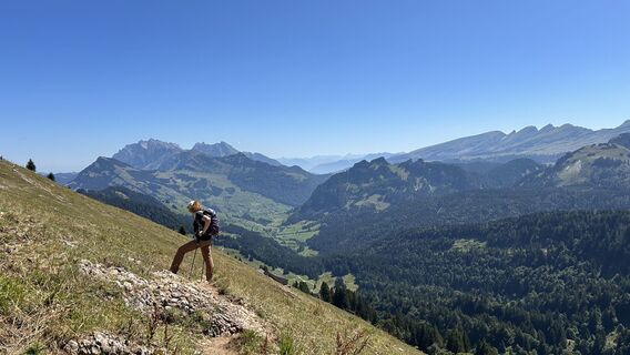 Foto von Rolf Limacher entlang der Tour