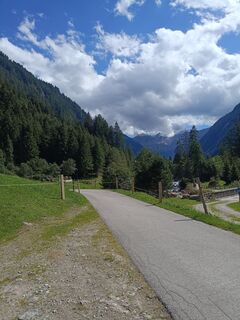 Foto von Carla entlang der Tour