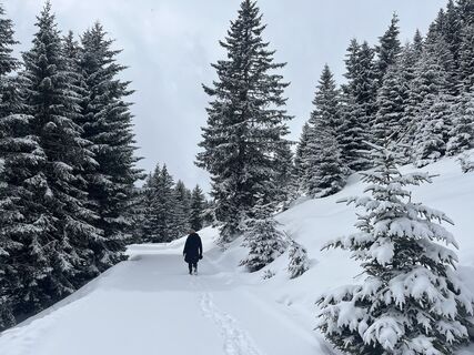 Foto de Andreas Hoffmann a lo largo del recorrido
