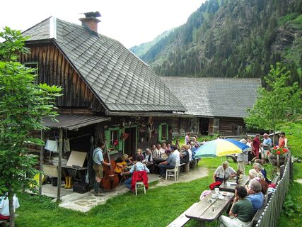 Rast an der Weichboldhütte