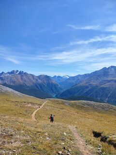 Foto von Niklas Johansen entlang der Tour