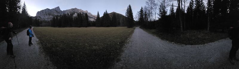 Photo de Matheo Kraule le long du parcours