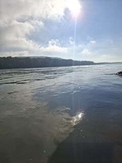 Foto von Monika Wachter entlang der Tour