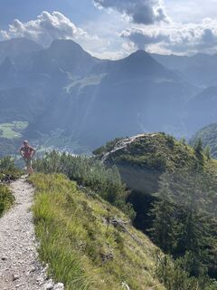 Foto da Yvonne Gelbert lungo il tour
