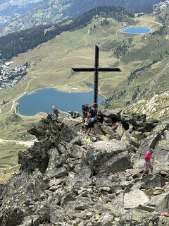 Foto de Heinrich Mocellini a lo largo del recorrido