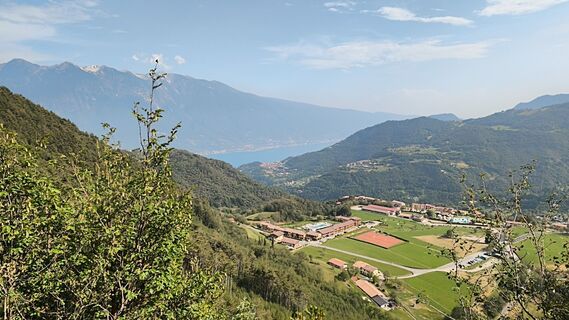 Foto von Lucio Belliboni entlang der Tour