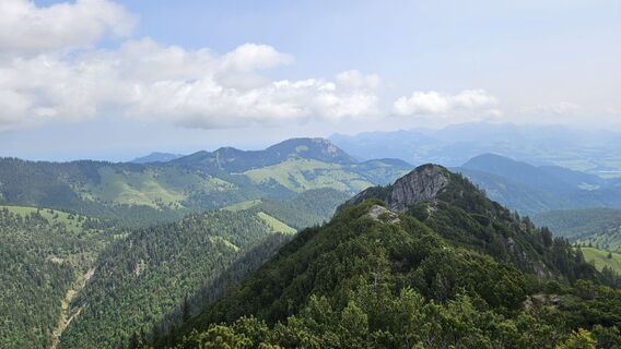 Photo de Christian Thomas le long du parcours