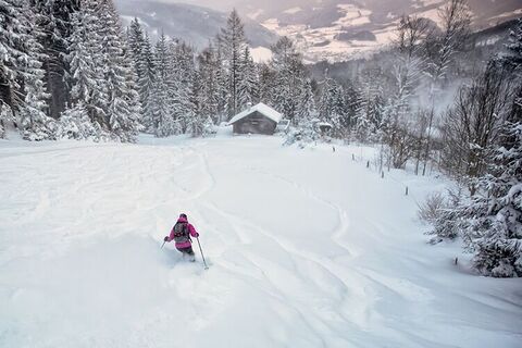 Skiabfahrt vom Kaarl