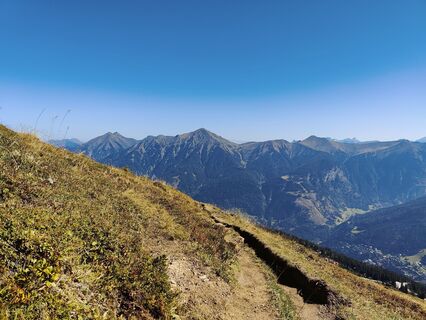 Photo de Lena Eder le long du parcours