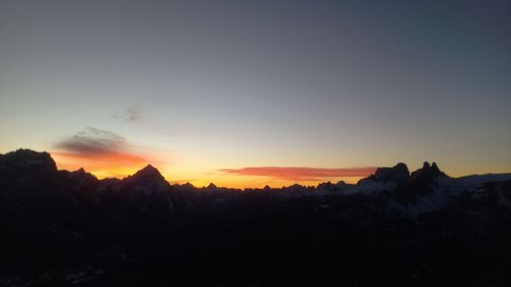 Foto von Corrado Menardi entlang der Tour