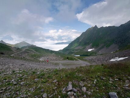 Foto von Benjamin Bergmann entlang der Tour