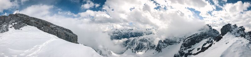 Wunderschönes Gipfelpanorama