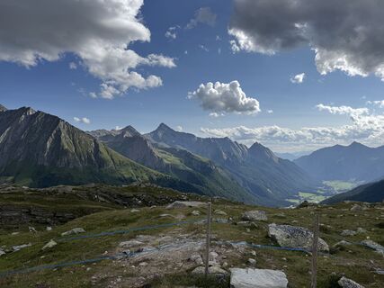 Photo de Oskar Vogel le long du parcours