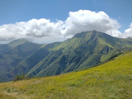 Photo de Alessandro Tarantola le long du parcours