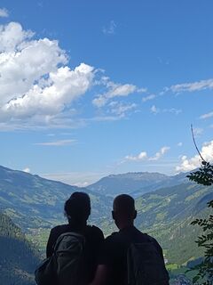 Foto von Carla entlang der Tour
