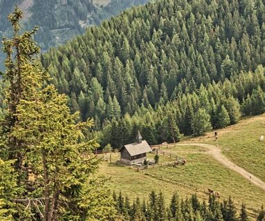 Blick auf die Loretto Kapelle