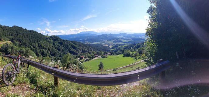 Foto von Franz Markut entlang der Tour