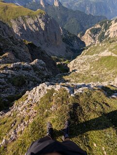 Photo de Nikita Schulz le long du parcours