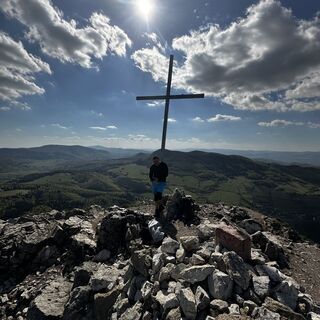 Foto von Jozef Prokop entlang der Tour