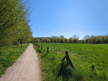Zdjęcie z Klaus Hertle wzdłuż trasy