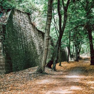 Kehlenmauer (Schlucht) des Ravelins Nr. 65, Festung Landau Fort